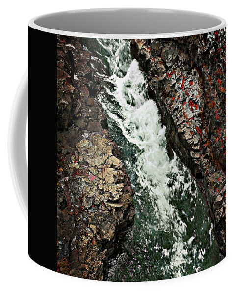 Water Coffee Mug featuring the photograph Klickitat Narrows by John Christopher