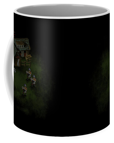 Knights And Merchants Coffee Mug featuring the digital art Knights and Merchants by Super Lovely