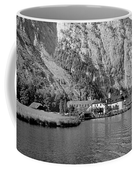 Bavaria Coffee Mug featuring the photograph Konigssee Lake and Saint Bartoloma 2 by Lee Santa