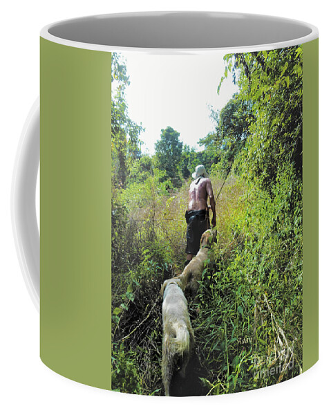 Lost Coffee Mug featuring the photograph la Casita Playa Hermosa Puntarenas Costa Rica - Through the Jungle v1 by Felipe Adan Lerma