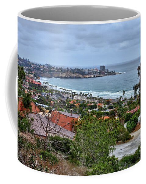 La Jolla Coffee Mug featuring the photograph La Jolla Shoreline by Eddie Yerkish