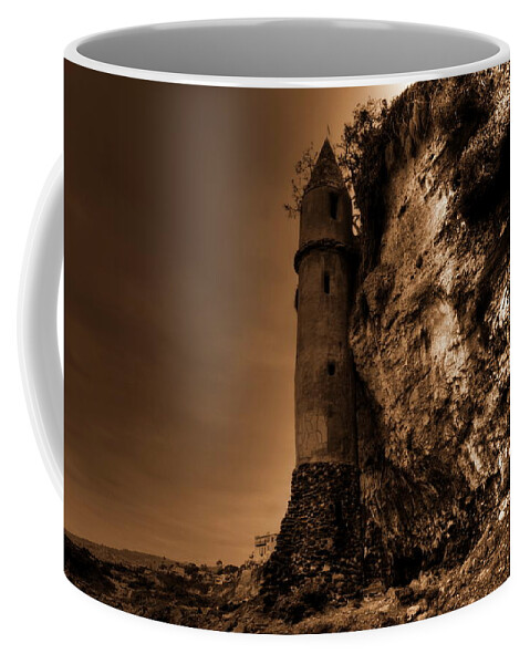 La Tour Coffee Mug featuring the photograph La Tour Darkly by Richard Omura