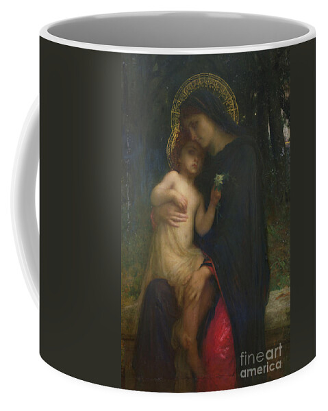 L'addolorata Coffee Mug featuring the painting LAddolorata by Antoine Auguste Ernest Herbert or Hebert