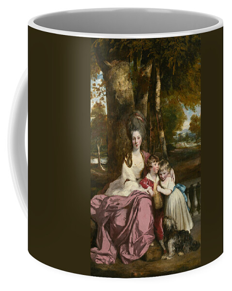 18th Century Portrait Coffee Mug featuring the painting Lady Elizabeth Delme and Her Children by Joshua Reynolds