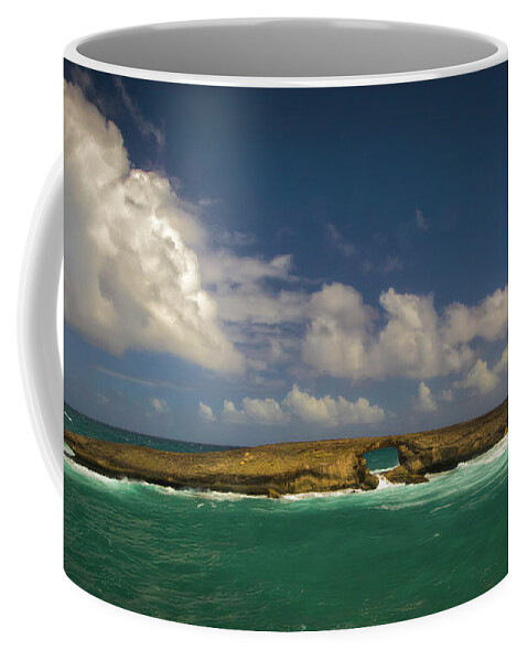 Laie Point Coffee Mug featuring the photograph Laie Point by Mitch Shindelbower