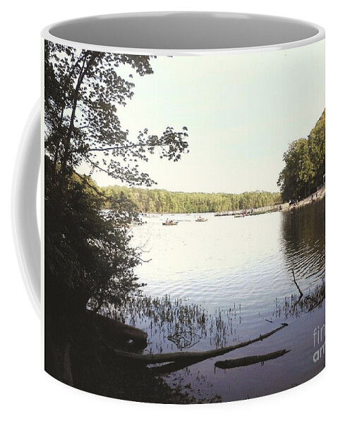 Lake Coffee Mug featuring the photograph Lake at Burke VA Park by Jimmy Clark