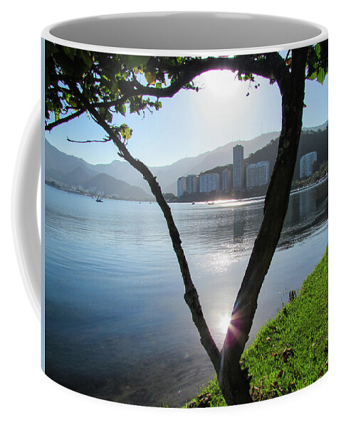 Rio De Janeiro Coffee Mug featuring the photograph Lake in Rio by Cesar Vieira