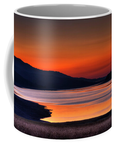 Glacier National Park Coffee Mug featuring the photograph Lake Sherburne by Mark Kiver