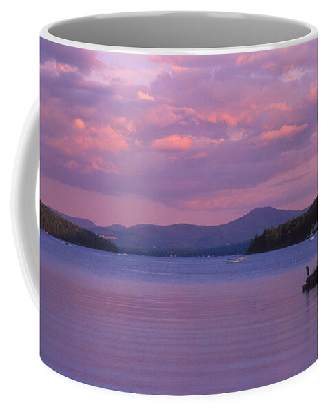 Lake Winnipesaukee Coffee Mug featuring the photograph Lake Winnipesaukee Evening by John Burk
