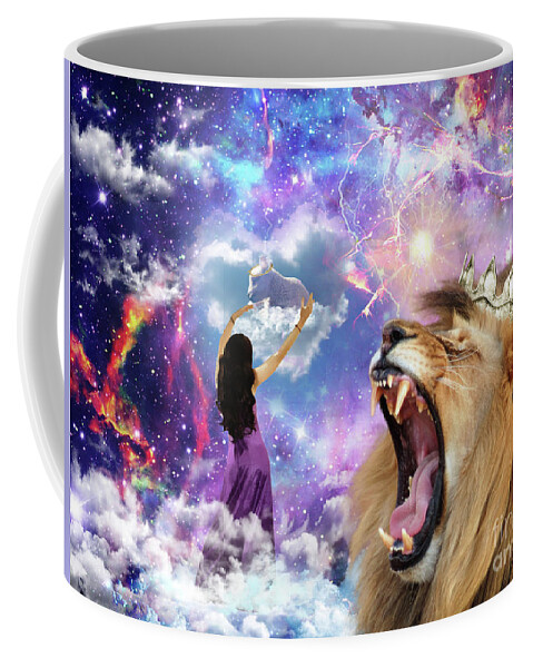 Lamb Of God Coffee Mug featuring the digital art Lamb of God by Dolores Develde