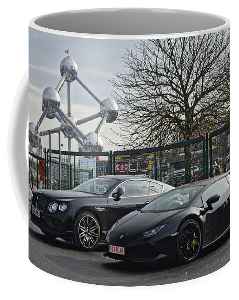 Lamborghini Coffee Mug featuring the photograph Lamborghini Huracan by Sportscars OfBelgium