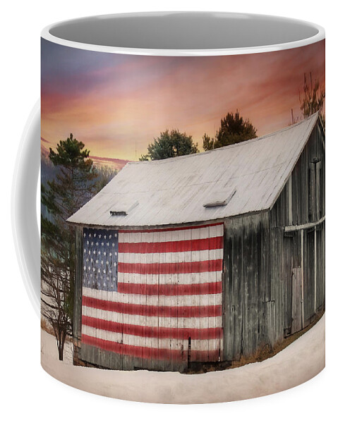Barn Coffee Mug featuring the photograph Land That I Love by Lori Deiter