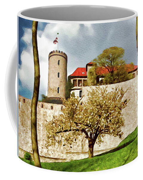 Sparrenberg Castle Coffee Mug featuring the photograph Landmark Sparrenburg Castle by Gabriele Pomykaj