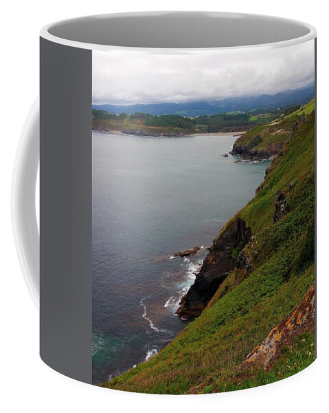 Landscape Coffee Mug featuring the photograph Landscape in North Spain by Maria Preibsch