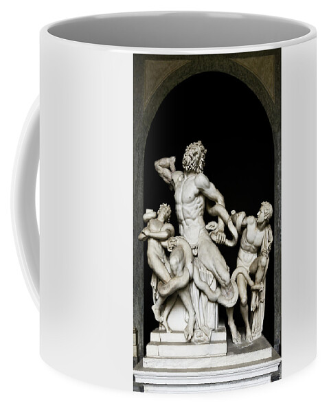 Laocoon Coffee Mug featuring the photograph Laocoon and his Sons by Weston Westmoreland