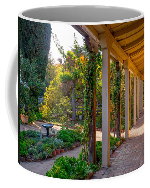 Larkin House Coffee Mug featuring the photograph Larkin House Garden by Derek Dean