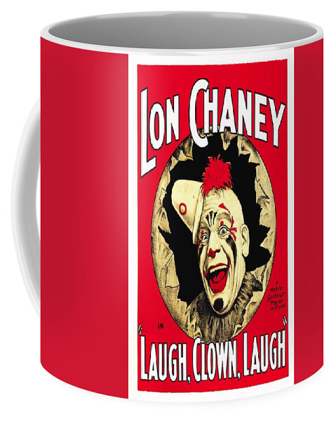 Laugh Clown Laugh Coffee Mug featuring the photograph Laugh Clown Laugh by Movie Poster Prints