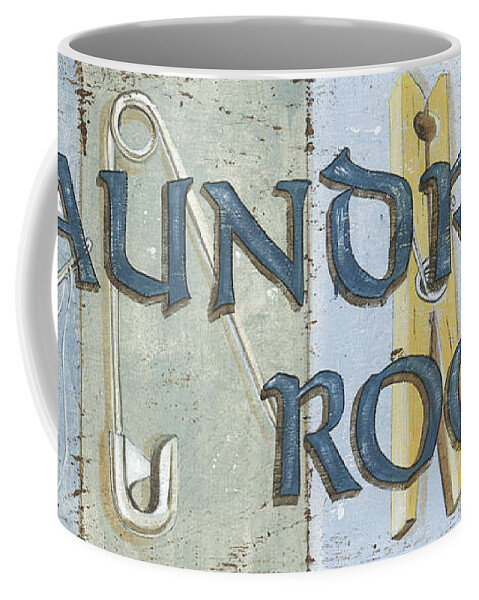 Laundry Room Coffee Mug featuring the painting Laundry Room by Debbie DeWitt
