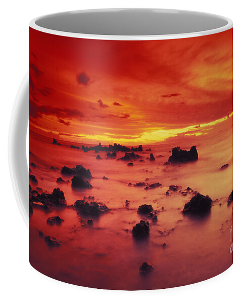 Amaze Coffee Mug featuring the photograph Lava Rock Beach by Dave Fleetham - Printscapes