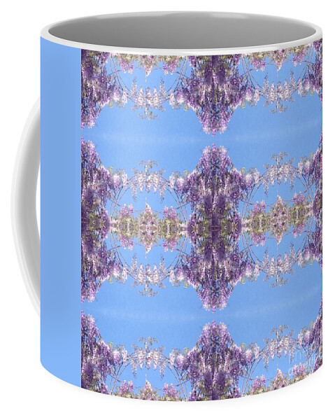 Lavender Coffee Mug featuring the photograph Lavender Loops by Nora Boghossian