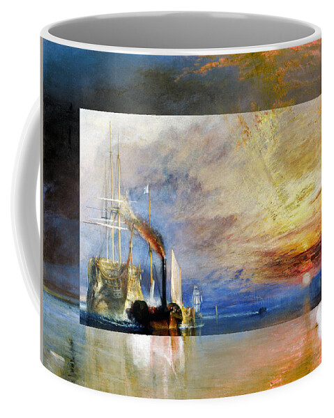 Postmodernism Coffee Mug featuring the digital art Layered 10 Turner by David Bridburg