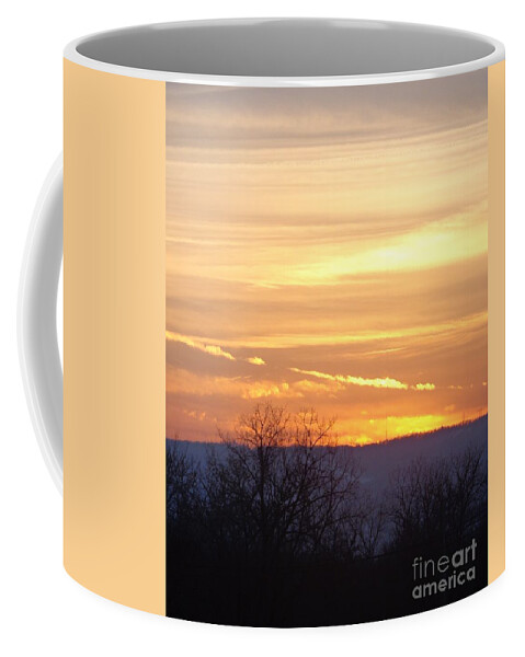 Nepa Coffee Mug featuring the photograph Layered Sunlight by Christina Verdgeline
