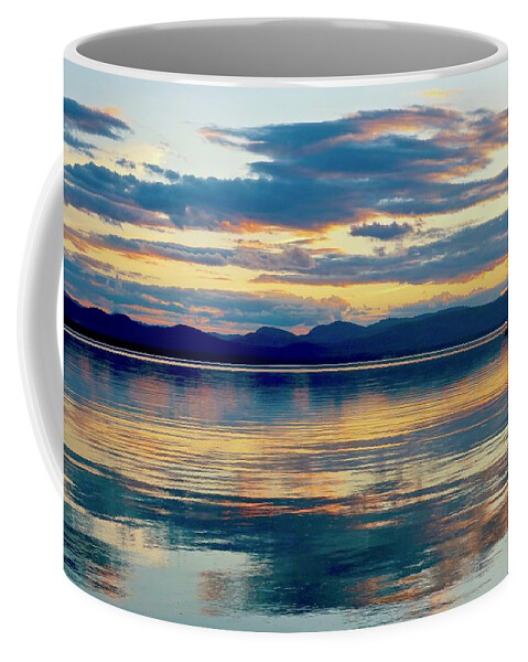 Afterglow Coffee Mug featuring the photograph Layers by Mike Reilly