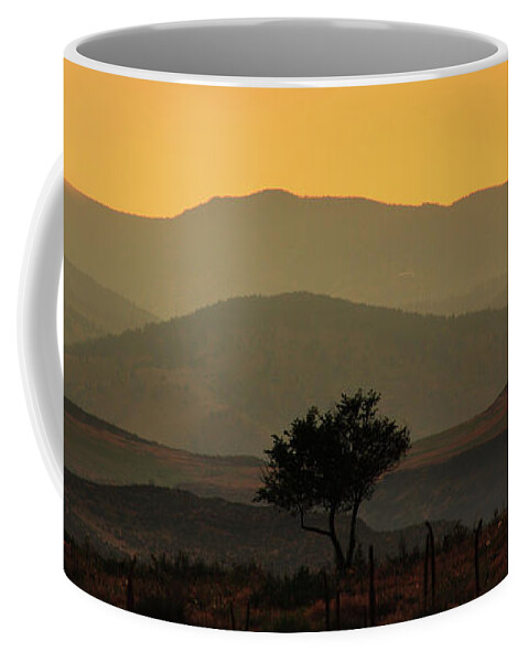Sunset Coffee Mug featuring the photograph Layers of Lucidity by Brian Gustafson