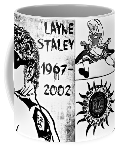 Layne Staley AIC Tribute Coffee Mug by Tarisa Smith - Pixels Merch