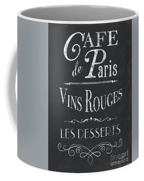Cafe Coffee Mug featuring the painting Le Petite Bistro 2 by Debbie DeWitt