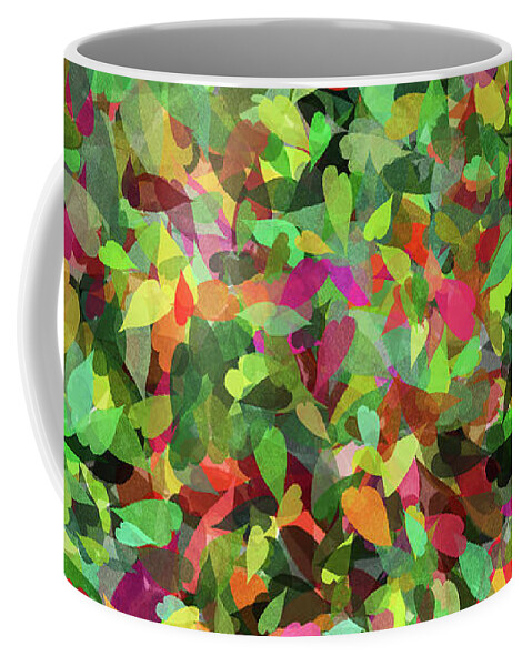 Leaf Riot Coffee Mug featuring the photograph Leaf Riot - by Julie Weber