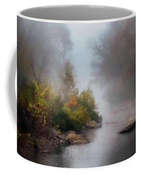 Painterly Coffee Mug featuring the photograph Lee Creek by James Barber