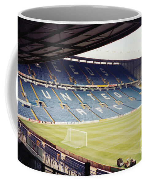 Leeds United Coffee Mug featuring the photograph Leeds - Elland Road - Lowfields Stand 4 - 1993 by Legendary Football Grounds