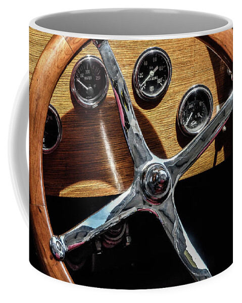 Indy Car Coffee Mug featuring the photograph Left Turn by Josh Williams