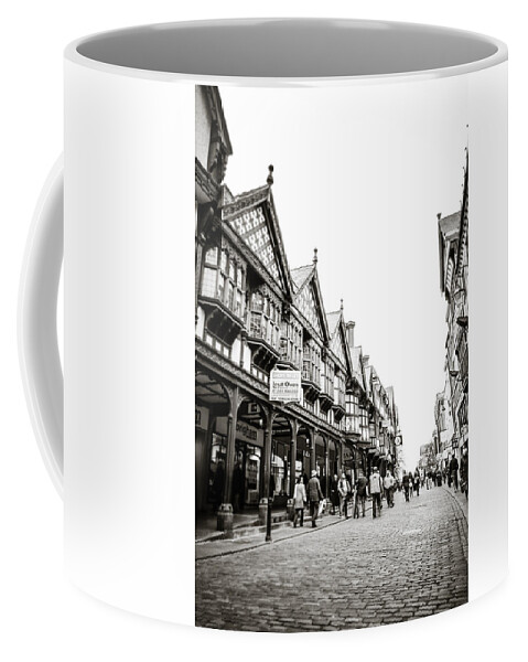 Black And White Coffee Mug featuring the photograph Legat and Owen by Spikey Mouse Photography