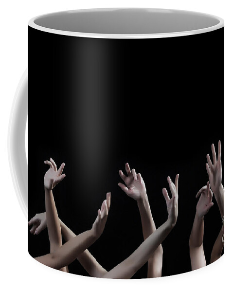 Artistic Coffee Mug featuring the photograph Lend me a hand by Robert WK Clark