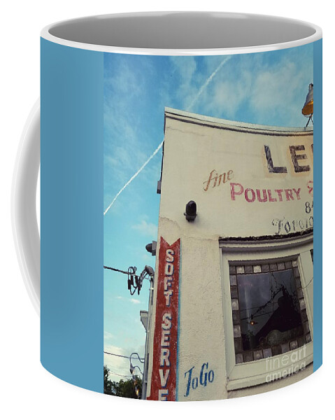 Leon's Coffee Mug featuring the photograph Leon's by Amy Regenbogen
