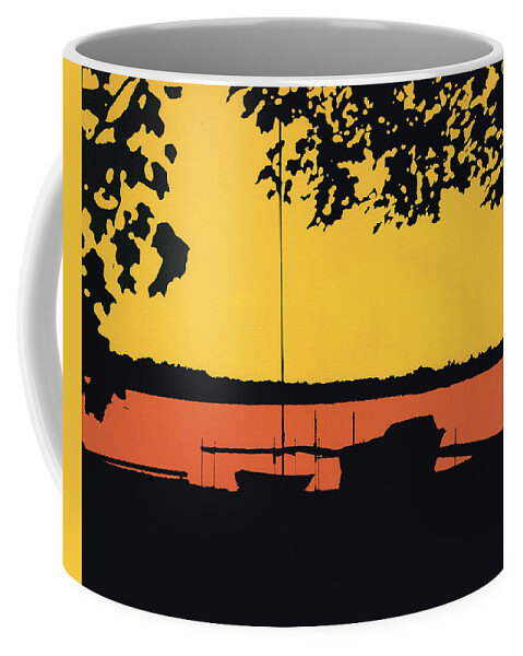 Summer Coffee Mug featuring the photograph Leo's Sunset by James Rentz