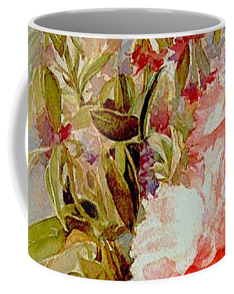 Vase Coffee Mug featuring the painting Les Grands Vases by Francoise Chauray