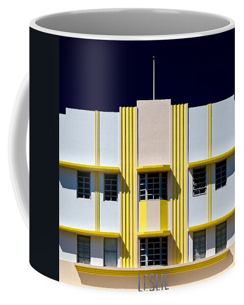 Leslie Coffee Mug featuring the photograph Leslie Hotel by Dave Bowman