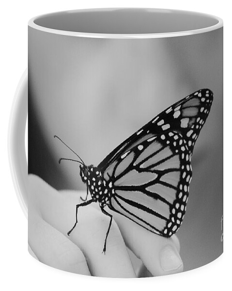 Butterfly Coffee Mug featuring the photograph Let it go by Aimelle Ml