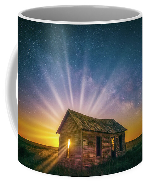 Night Photography Coffee Mug featuring the photograph Let Your Light Shine by Darren White