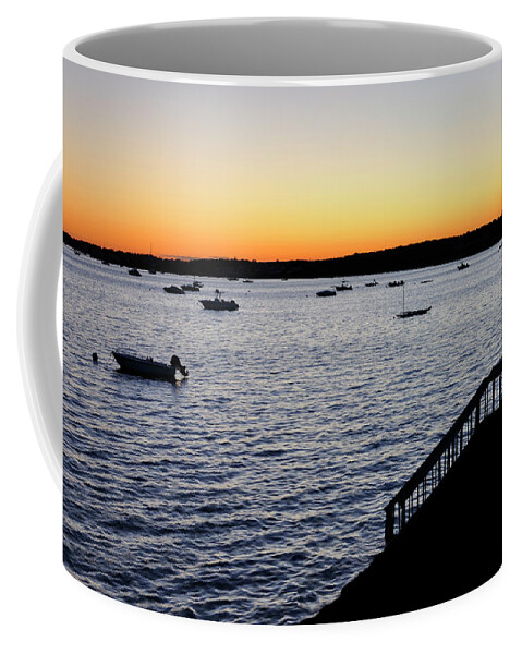Cape Cod Coffee Mug featuring the photograph Lewis Bay Cape Cod Sunset by Luke Moore