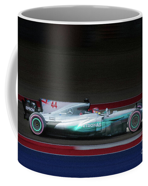 Cota Coffee Mug featuring the photograph Lewis Hamilton Formula 1 by Sean Wray