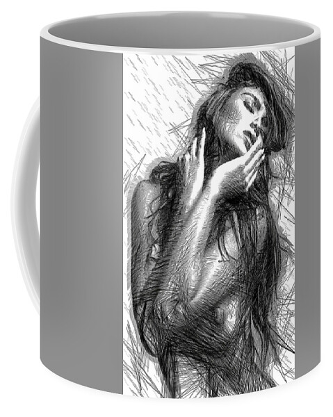 Rafael Salazar Coffee Mug featuring the digital art Liberation by Rafael Salazar