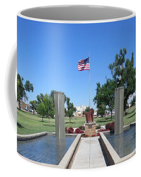 911 Coffee Mug featuring the photograph Liberty Garden by Keith Stokes