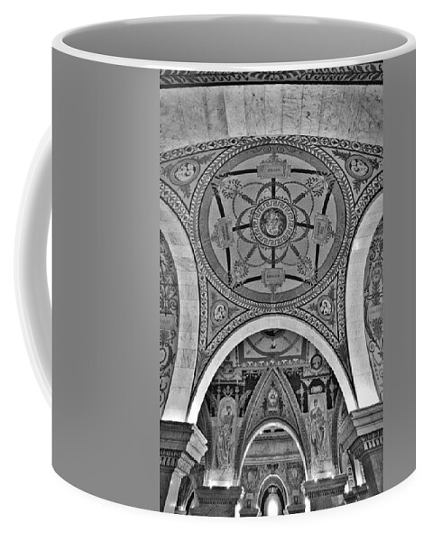Congress Coffee Mug featuring the photograph Library of Congress Arches and Murals by Stuart Litoff