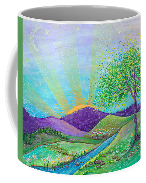 Life And Love Coffee Mug featuring the painting Love and Life by Tanielle Childers
