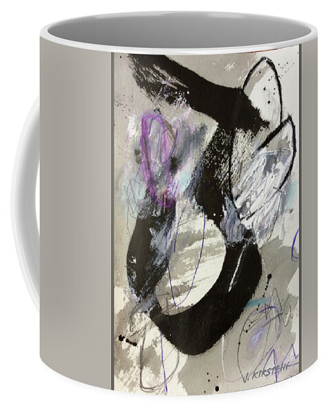 Abstract Coffee Mug featuring the painting Lift Off by Janis Kirstein