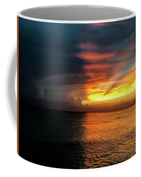 Sunset Coffee Mug featuring the photograph Light and Shadow Sunset - Siesta Key Beach by Matt Sexton